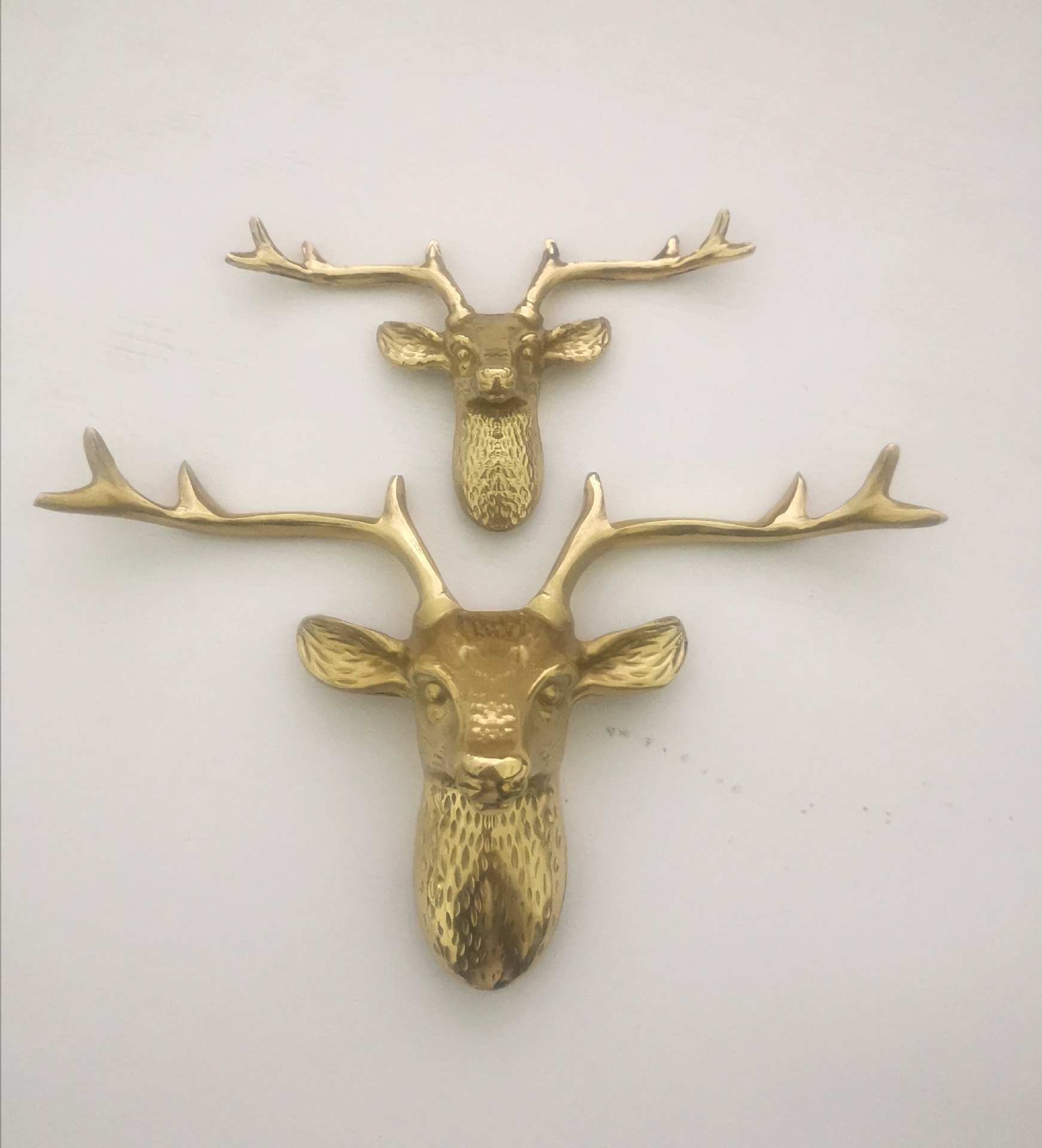 Furniture Hook Hardware - Elk Head Copper Home Decoration Wardrobe