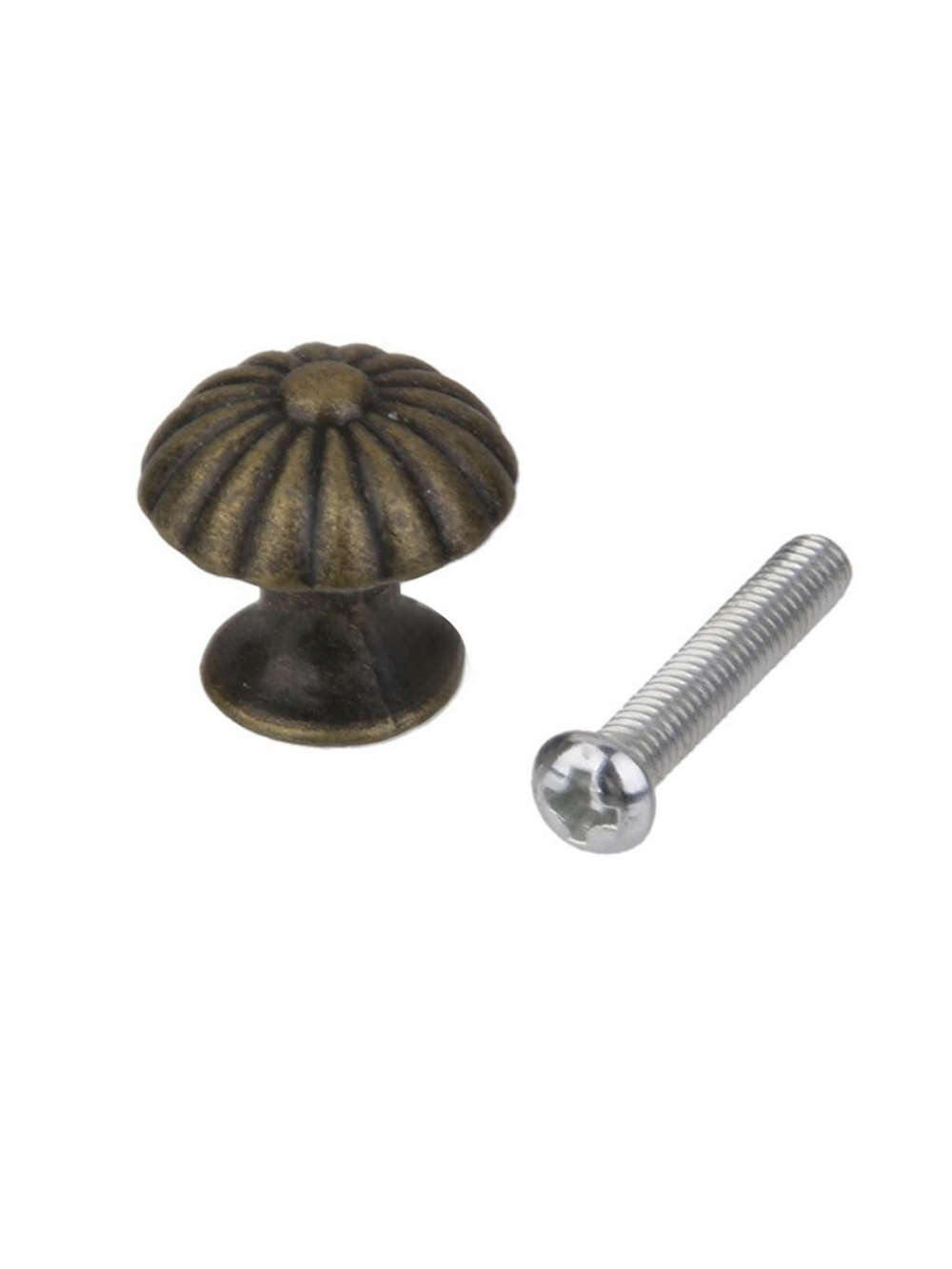 Furniture Hardware Drawer Pulls - Retro Mini Round Pull Knobs 10Pcs