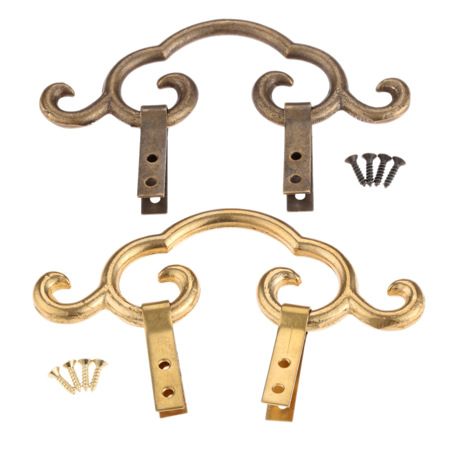 Furniture Hook Hardware - DRELD 1Pc Vintage Brass Antique Picture