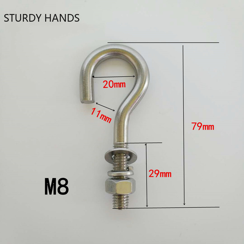 2pcs Stainless Steel Hanging H - Furniture Hook Hardware recensione e prezzo