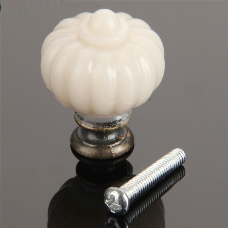 1Pc Acrylic Ivory White Pumpki - Zinc Furniture Hardware recensione e prezzo