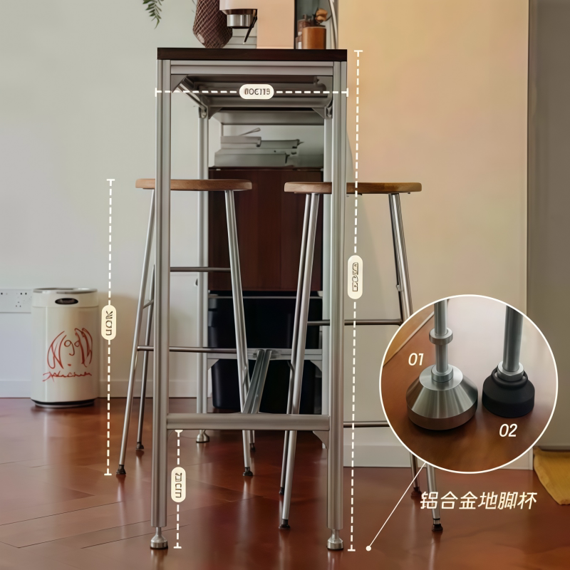 solid wood high bar table and  - Furniture And Hardware Shop recensione e prezzo