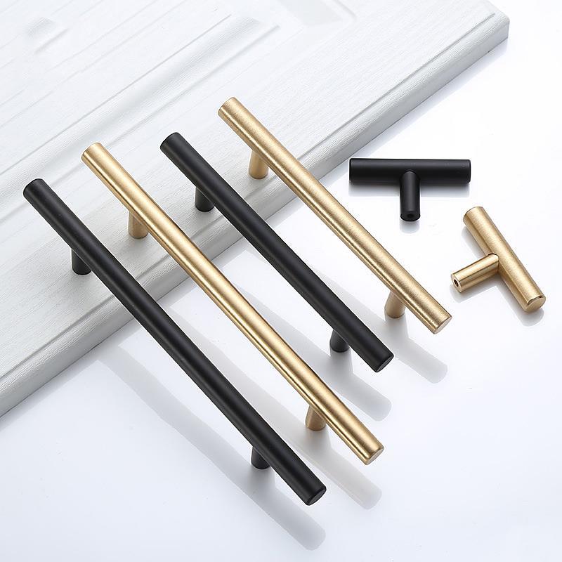 Modern Gold Brushed Straight C - Furniture Hardware Drawer Pulls recensione e prezzo