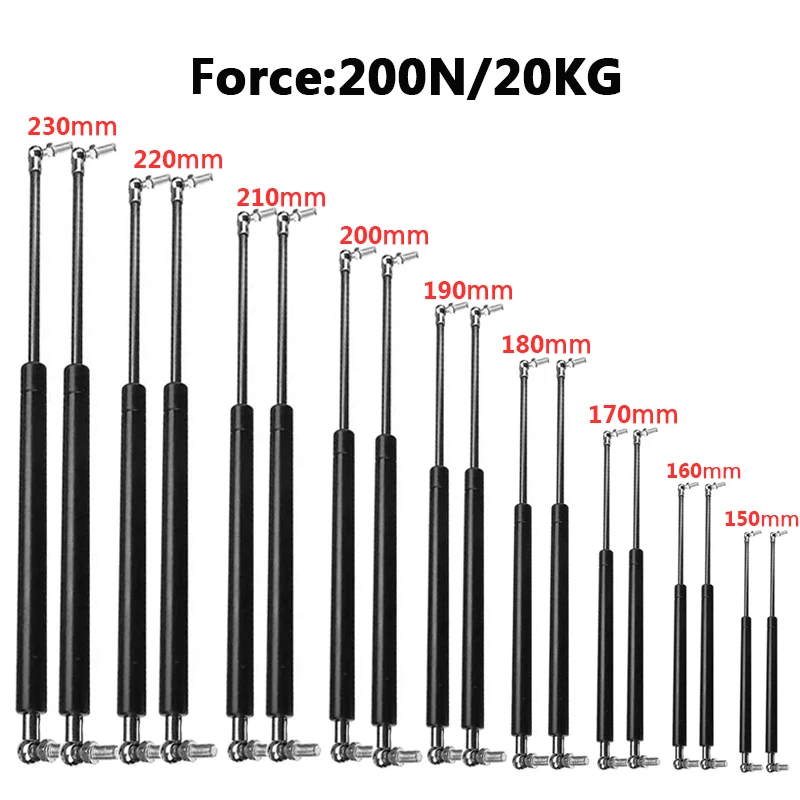 2PCS 150-230mm 200N/20KG Lift  - Furniture Hardware In China recensione e prezzo