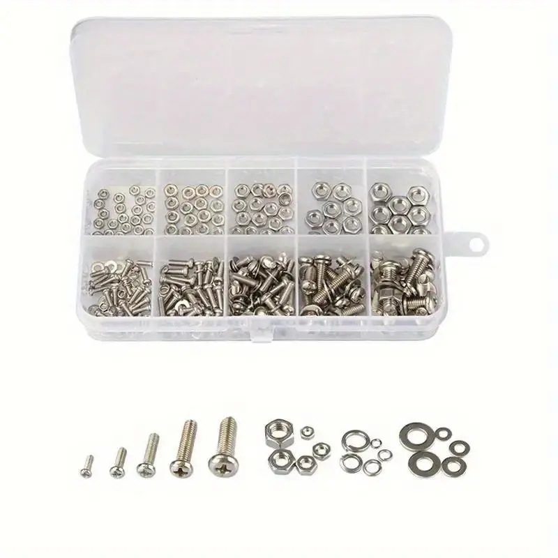 320PCS Hex Nuts & Bolts Set M2 - Furniture Hardware Kit recensione e prezzo