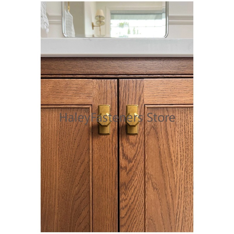 Mid-century Antique Brass Cabi - Furniture Hardware With Backplate recensione e prezzo