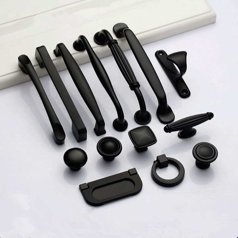Black Handles for Furniture Ca - Furniture Hardware Drawer Pulls recensione e prezzo