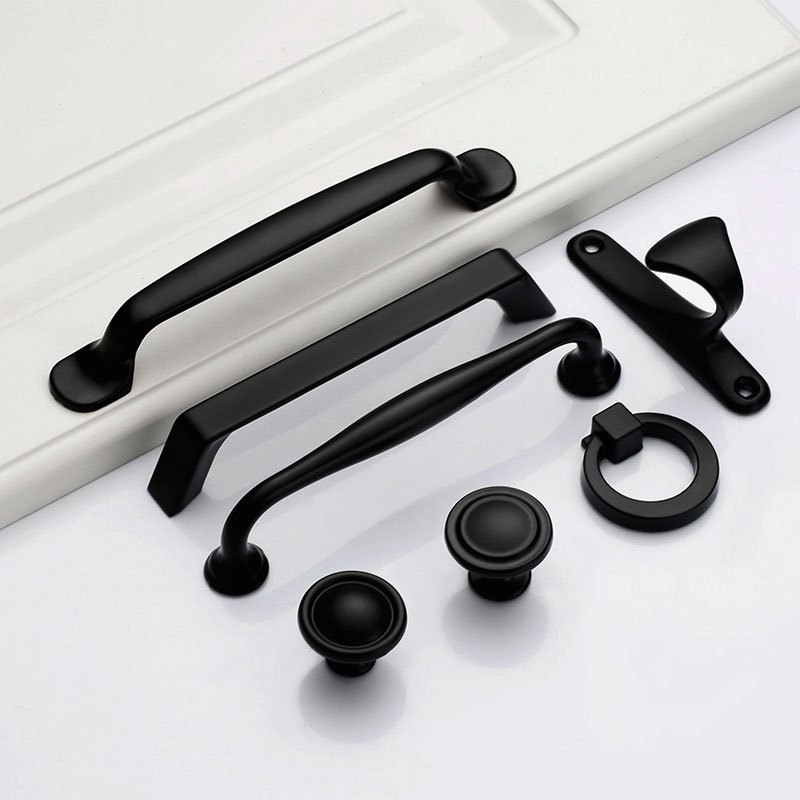 Black Handles for Furniture Ca - Furniture Hardware Drawer Pulls recensione e prezzo