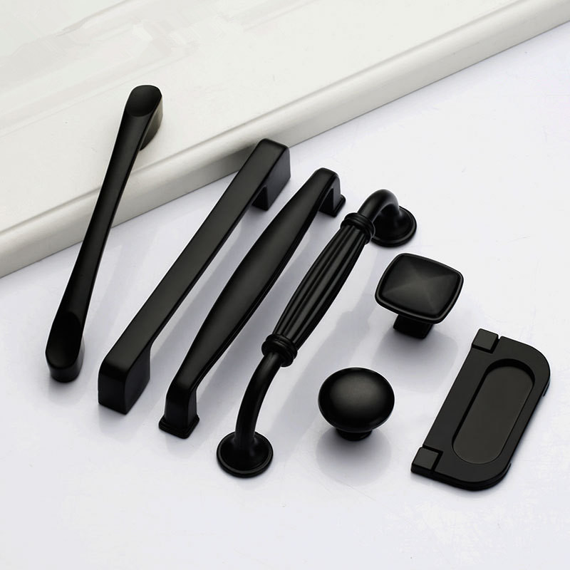 Black Handles for Furniture Ca - Furniture Hardware Drawer Pulls recensione e prezzo