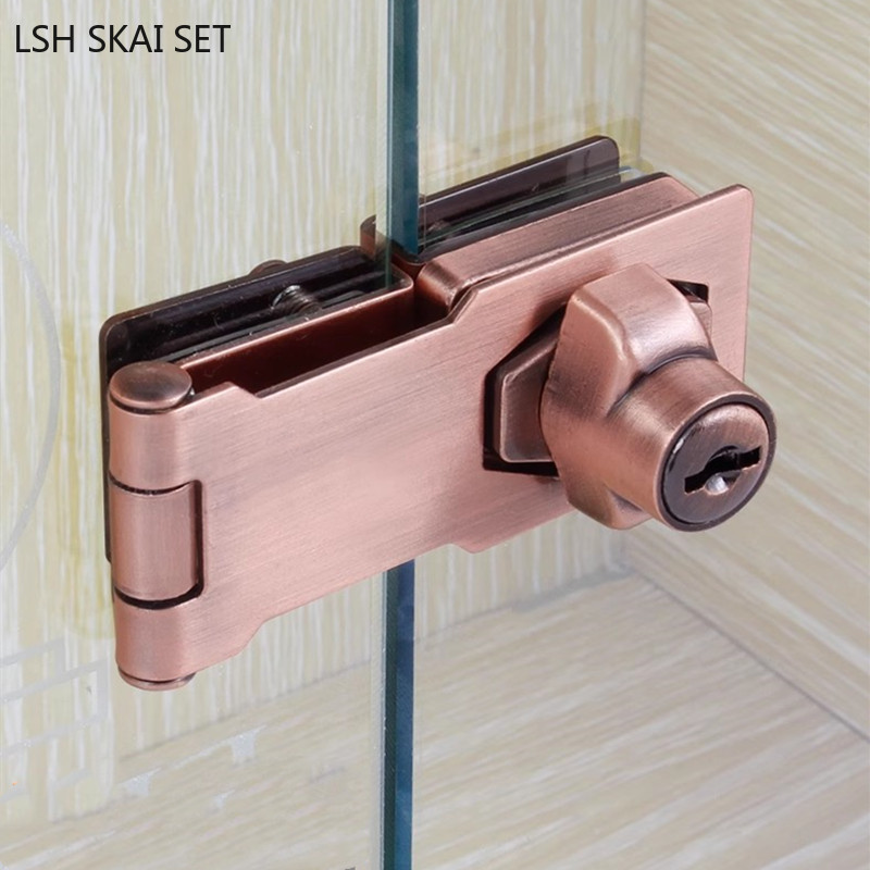 No-punch Glass Door Lock Store - Furniture Hardware Store recensione e prezzo