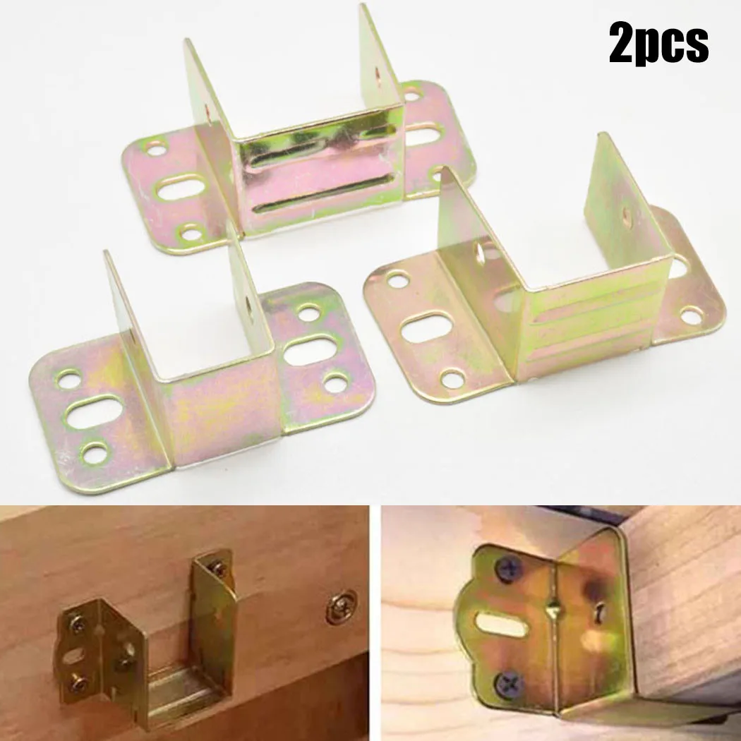 2pcs U Shaped Metal Bed Bracke - Furniture Hook Hardware recensione e prezzo