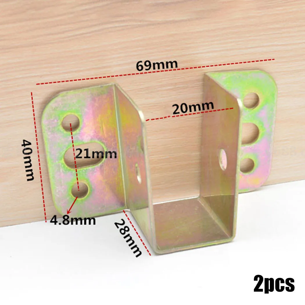 2pcs U Shaped Metal Bed Bracke - Furniture Hook Hardware recensione e prezzo