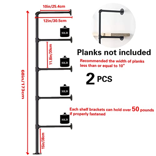 Industrial Iron Pipe Shelf Bra - Furniture Hardware In China recensione e prezzo