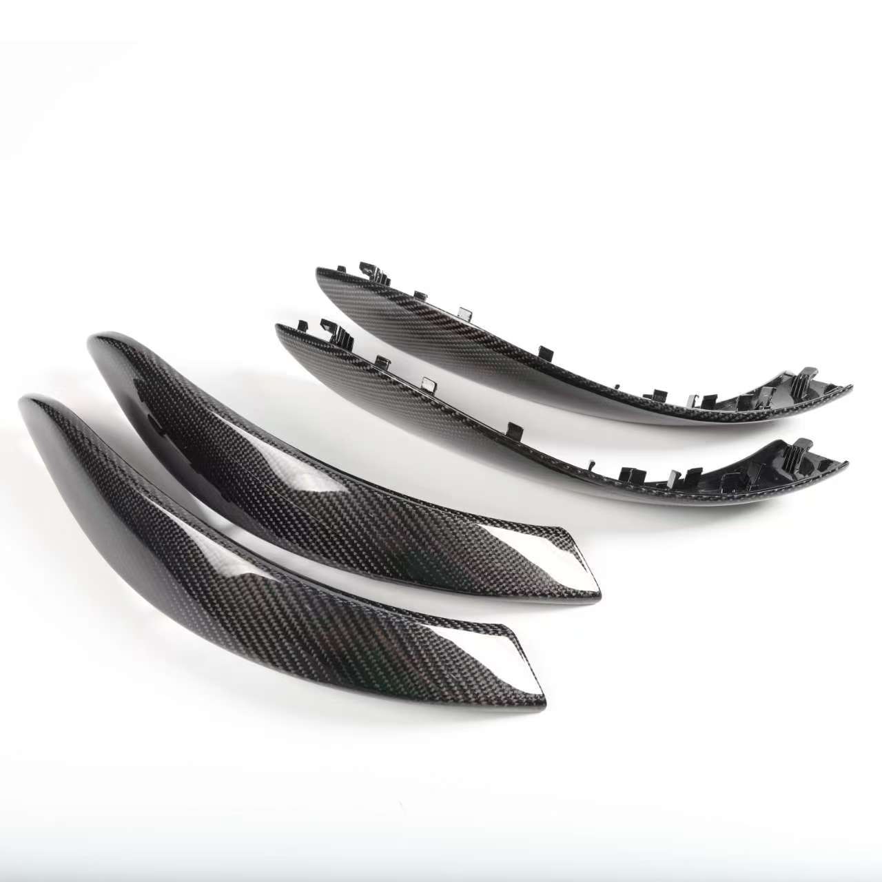 Real Carbon Fiber Interior Car - Door Handle Bar recensione e prezzo