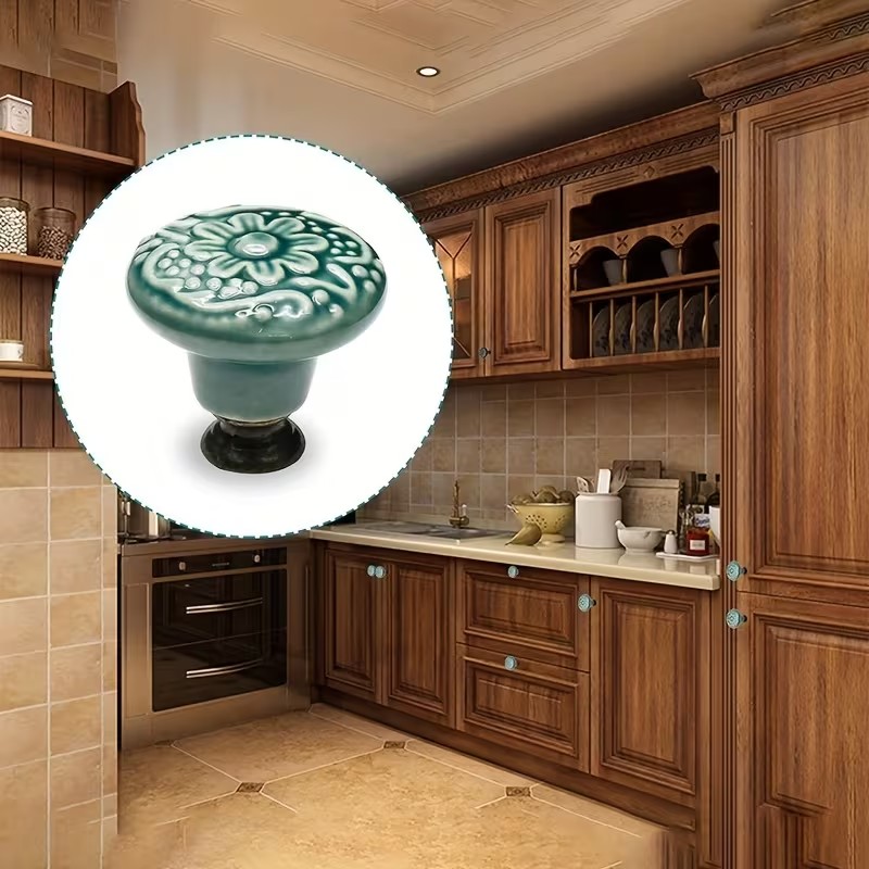 12pcs Ceramic Cabinet Knobs, F - Furniture Hardware Kit recensione e prezzo