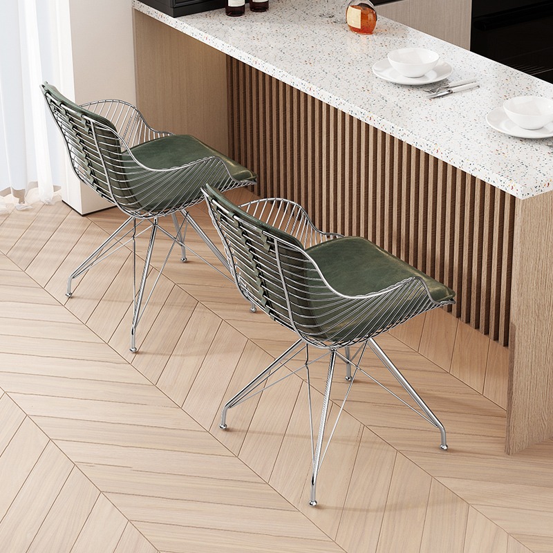 Steel Wire Dining Chairs Stool - Furniture Hardware In China recensione e prezzo
