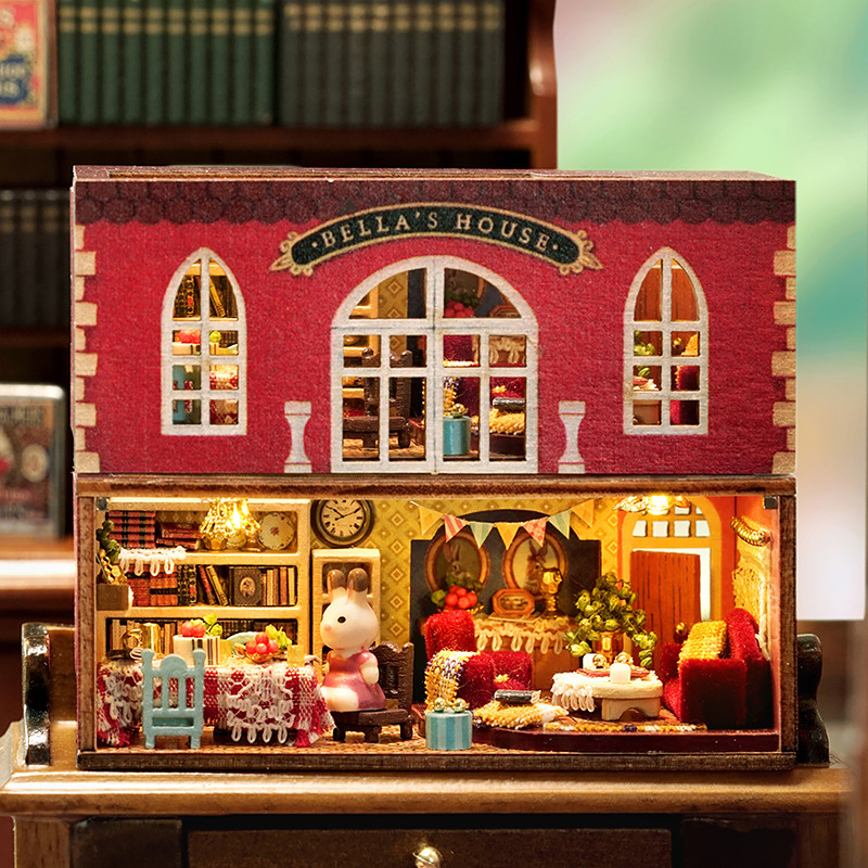 Wooden Dollhouse With Furnitur - Qh Furniture recensione e prezzo