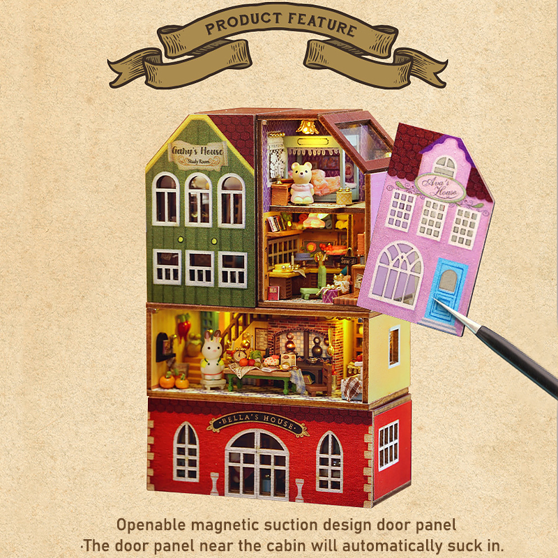 Wooden Dollhouse With Furnitur - Qh Furniture recensione e prezzo
