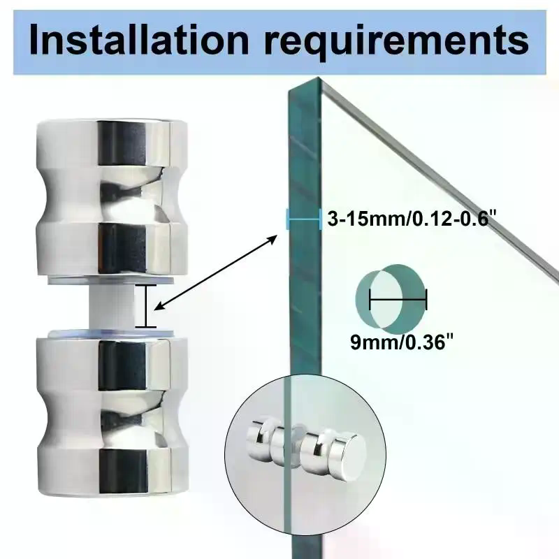 Stylish Shower Glass Door Hand - Door Handle Bar recensione e prezzo
