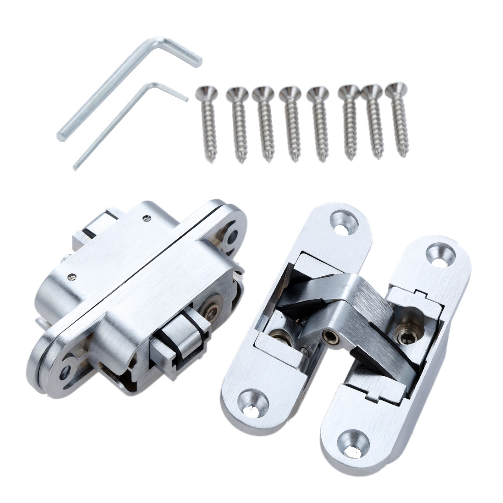 2 Pcs Zinc Alloy Hidden Hinges - Zinc Furniture Hardware recensione e prezzo