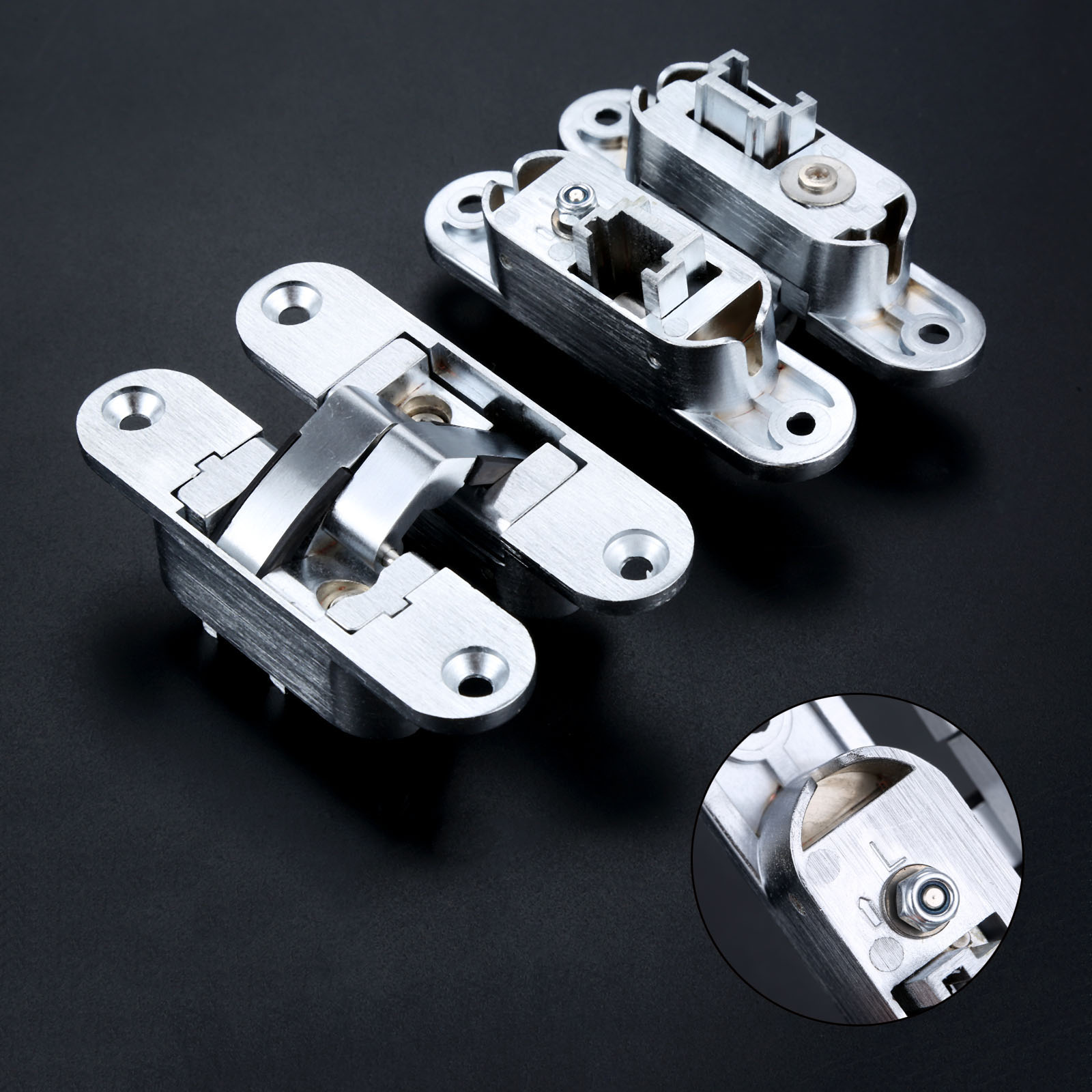 2 Pcs Zinc Alloy Hidden Hinges - Zinc Furniture Hardware recensione e prezzo