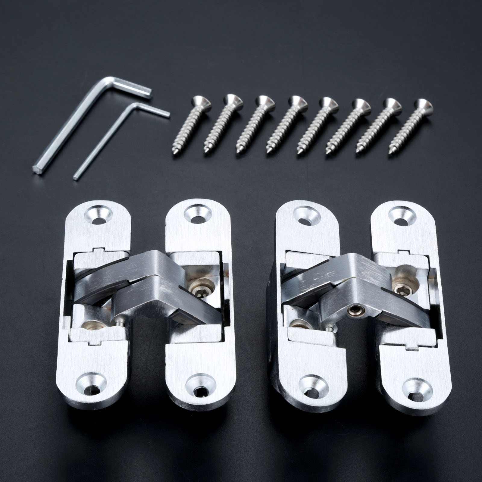 2 Pcs Zinc Alloy Hidden Hinges - Zinc Furniture Hardware recensione e prezzo