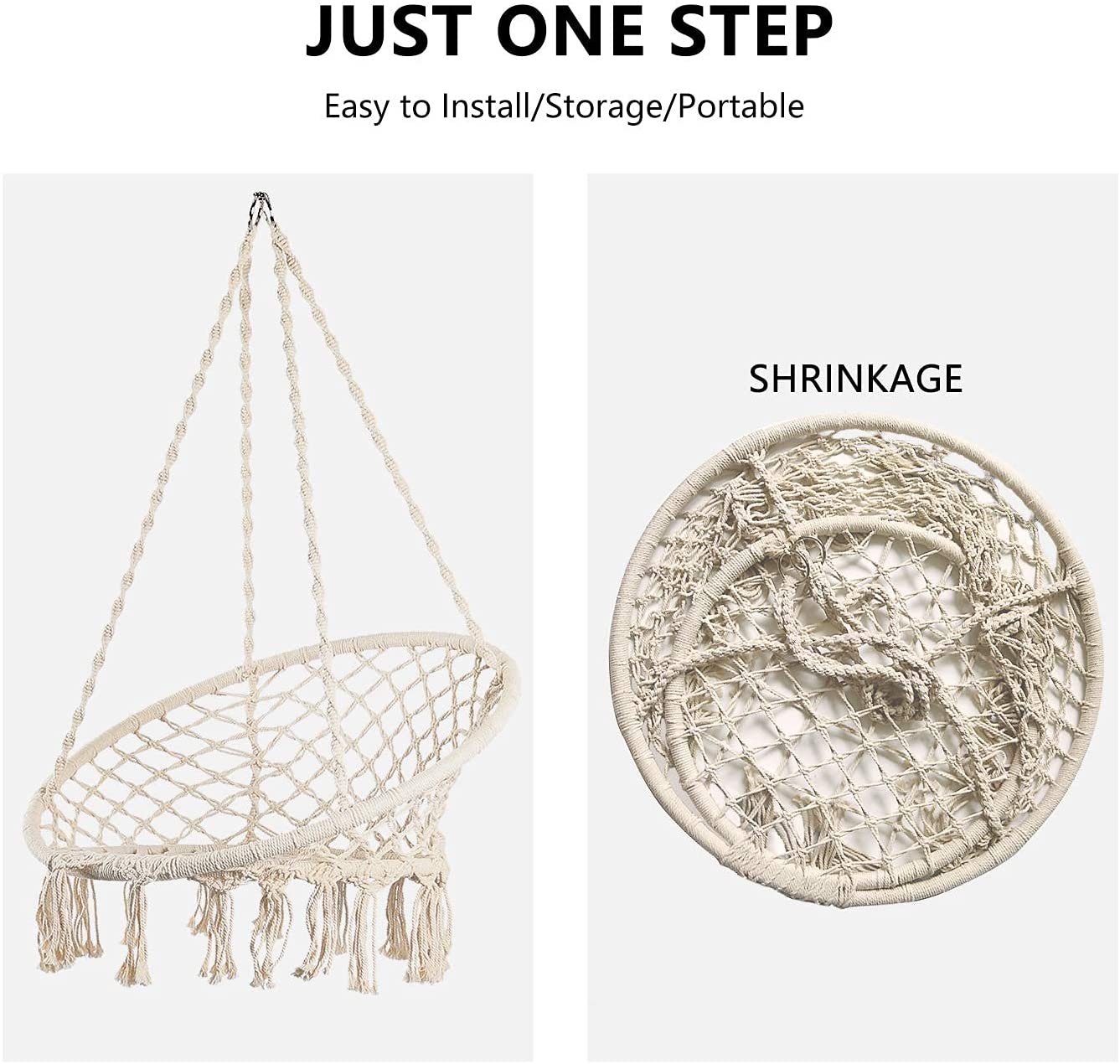 Hammock Hanging Swinging Chair - Furniture Hardware Kit recensione e prezzo