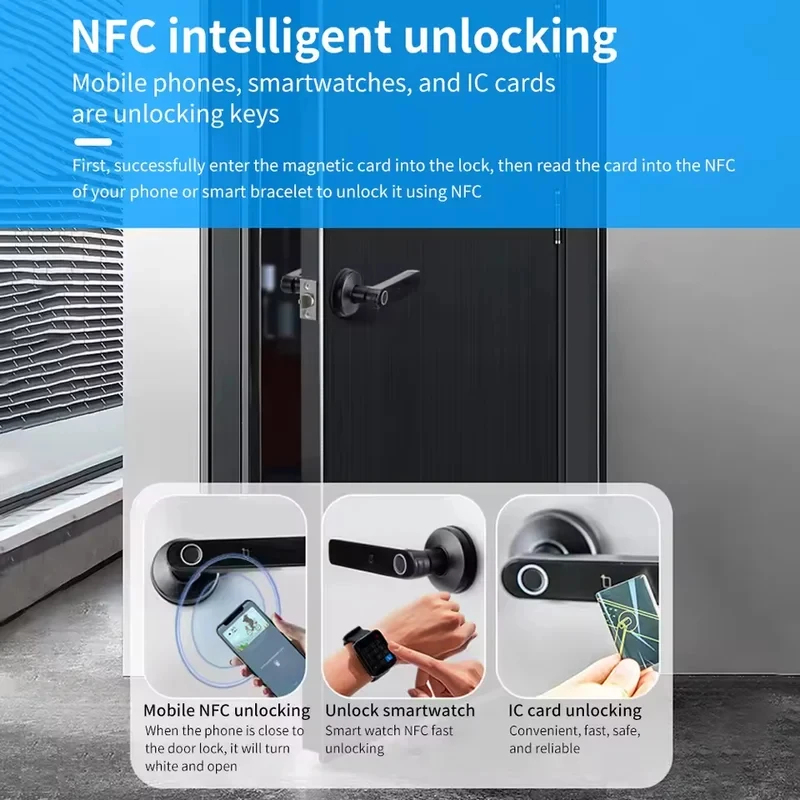 Tuya App Bluetooth Smart Finge - Door Handle Bar recensione e prezzo