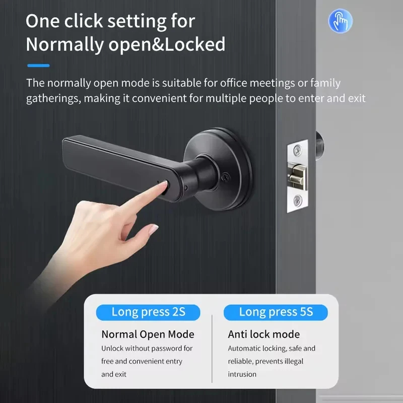 Tuya App Bluetooth Smart Finge - Door Handle Bar recensione e prezzo