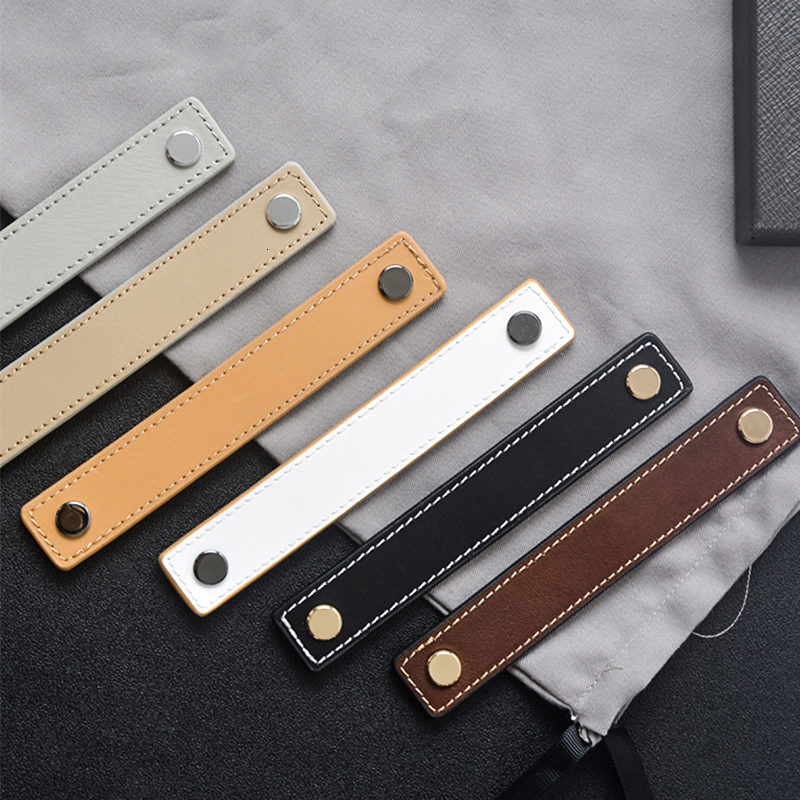 Both sides/Genuine Leather Han - Furniture Hardware Drawer Pulls recensione e prezzo