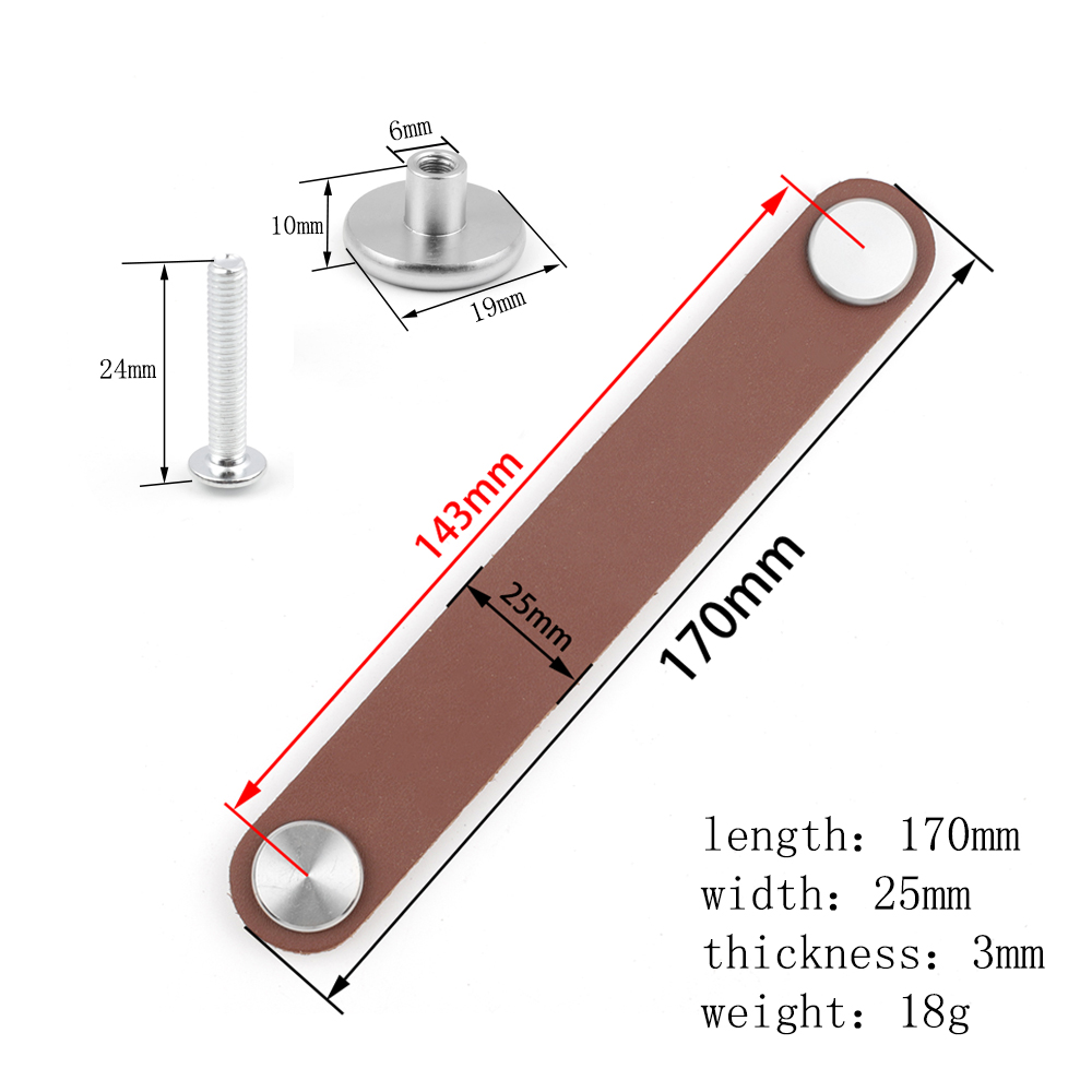 Leather Knobs Cabinet Wardrobe - Furniture Hardware In China recensione e prezzo