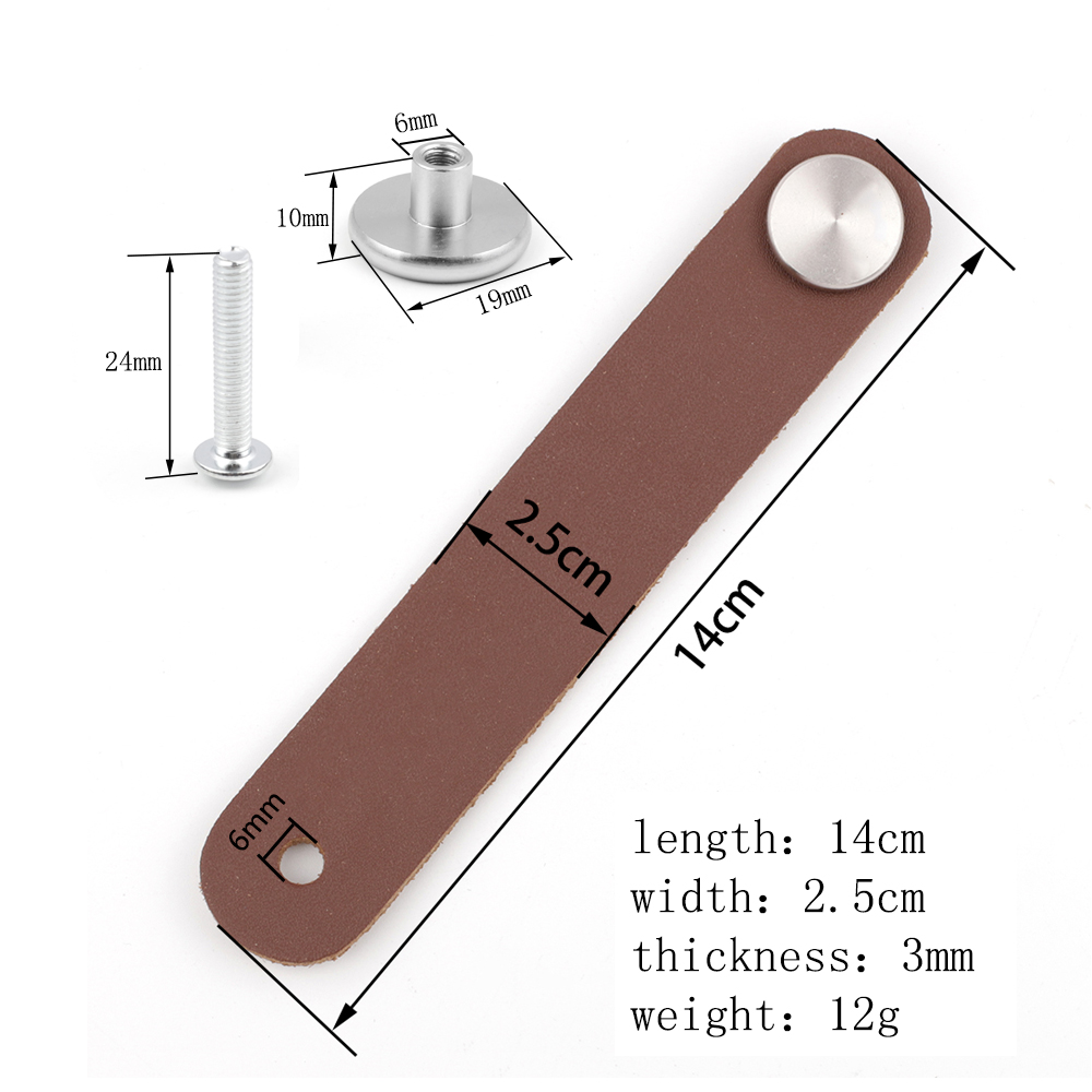 Leather Knobs Cabinet Wardrobe - Furniture Hardware In China recensione e prezzo