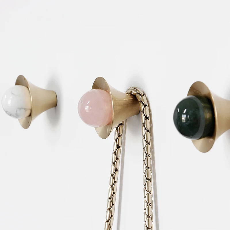 Natural Stone+solid Brass Kitc - Furniture Hook Hardware recensione e prezzo
