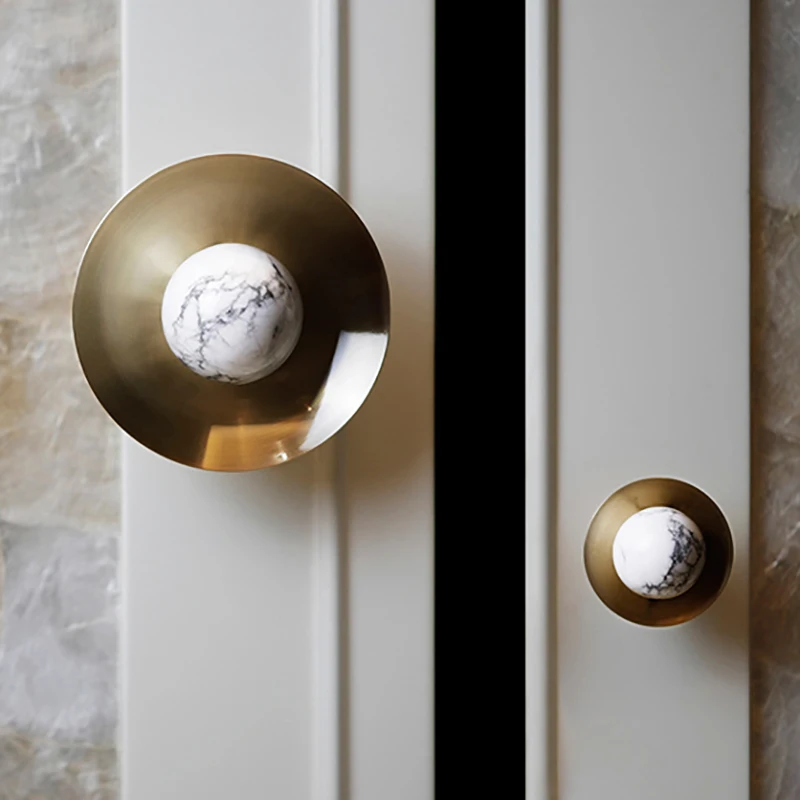Natural Stone+solid Brass Kitc - Furniture Hook Hardware recensione e prezzo