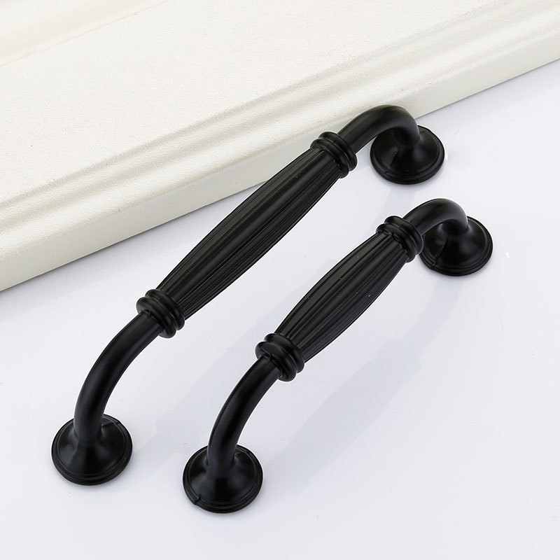 Black Aluminium Alloy Door Han - Furniture Hardware Drawer Pulls recensione e prezzo