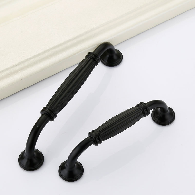 Black Aluminium Alloy Door Han - Furniture Hardware Drawer Pulls recensione e prezzo