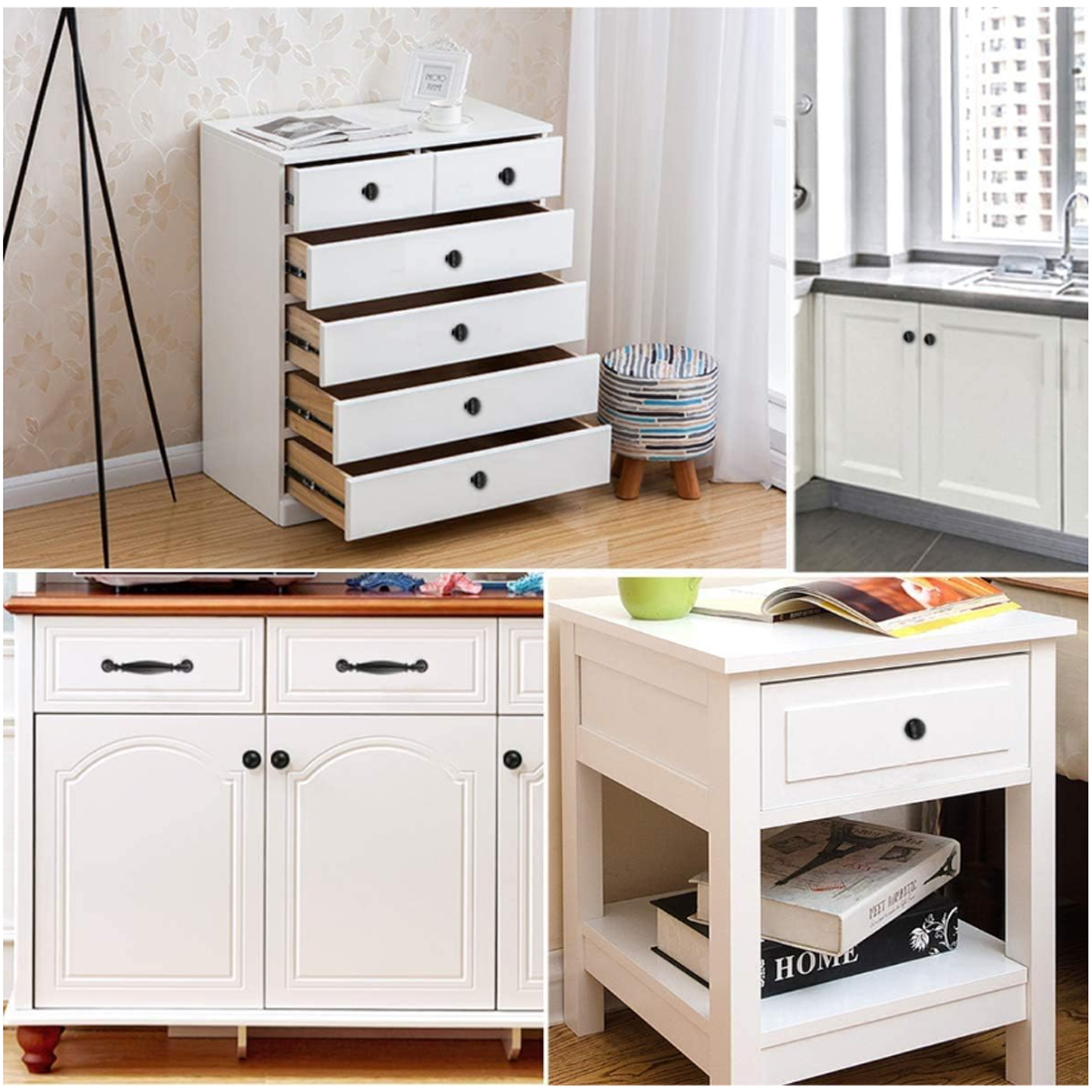 5PCS Aluminum  Kitchen Cupboar - Furniture Hardware Drawer Pulls recensione e prezzo