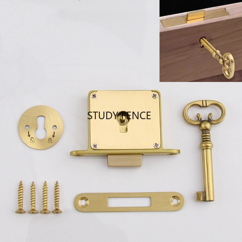 1PC Antique Metal Drawer Lock  - Furniture Hardware Accessories recensione e prezzo