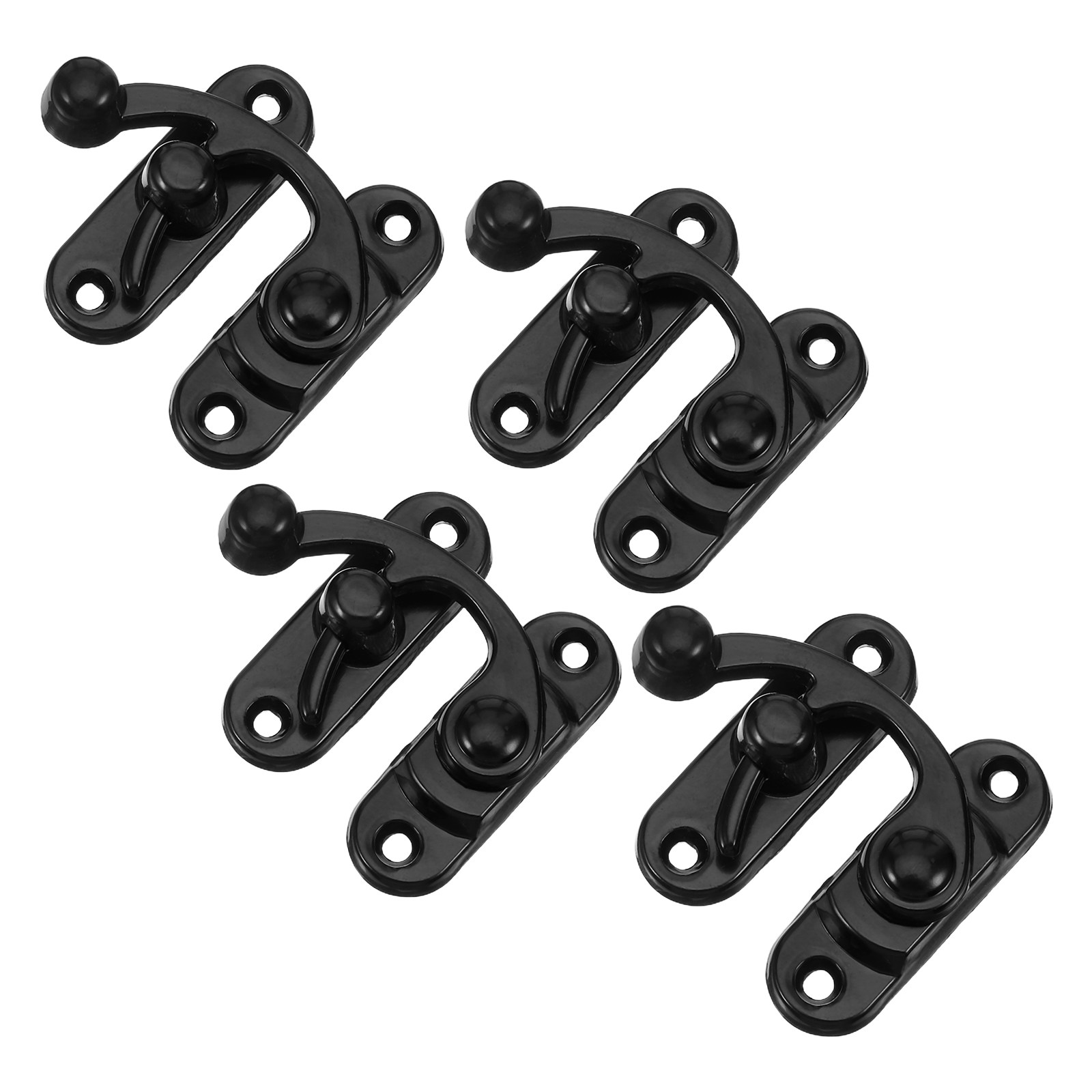 4Pcs Left Lock Zinc Alloy Blac - Furniture Hook Hardware recensione e prezzo