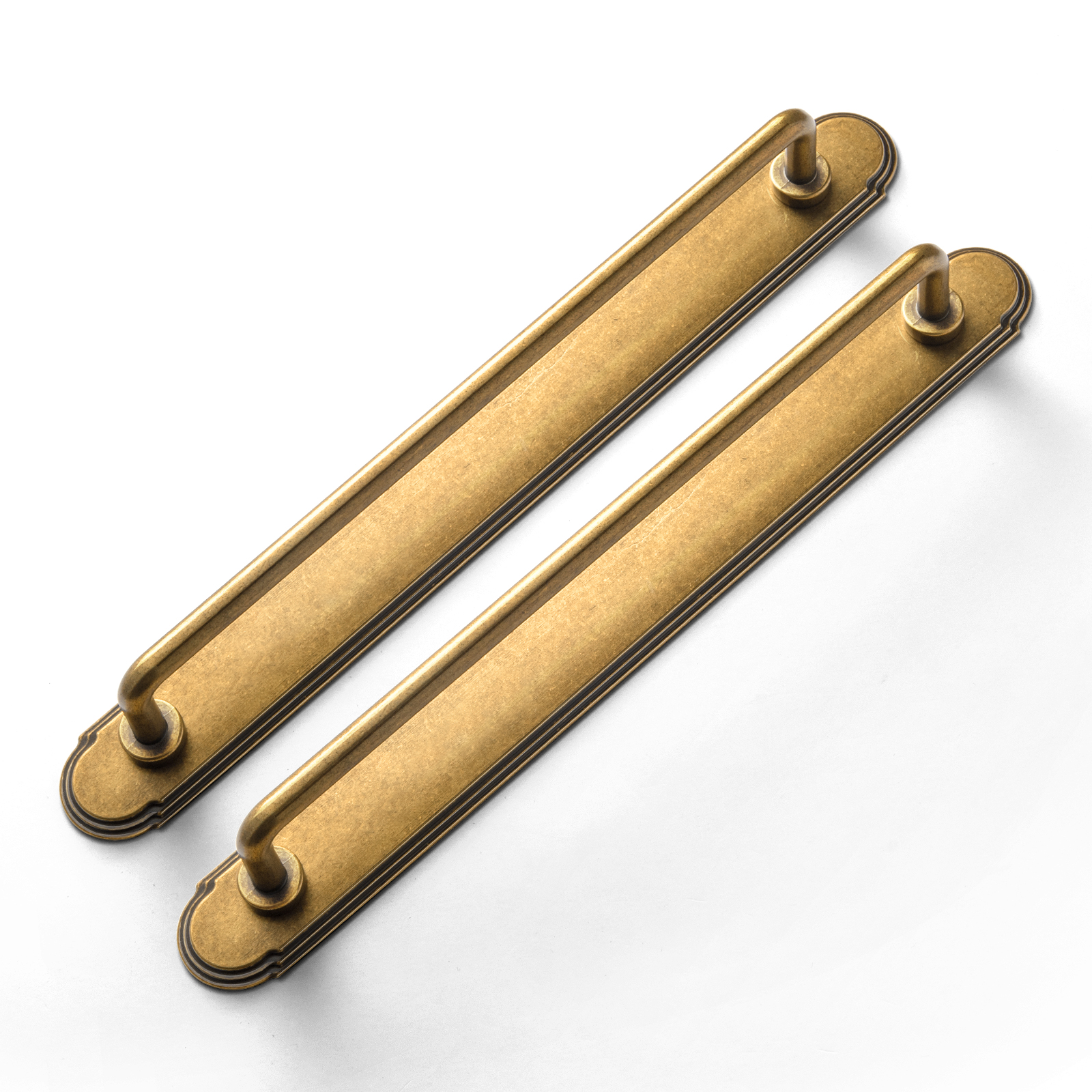 Goo-Ki Antique Brass Cabinet B - Furniture Hardware With Backplate recensione e prezzo