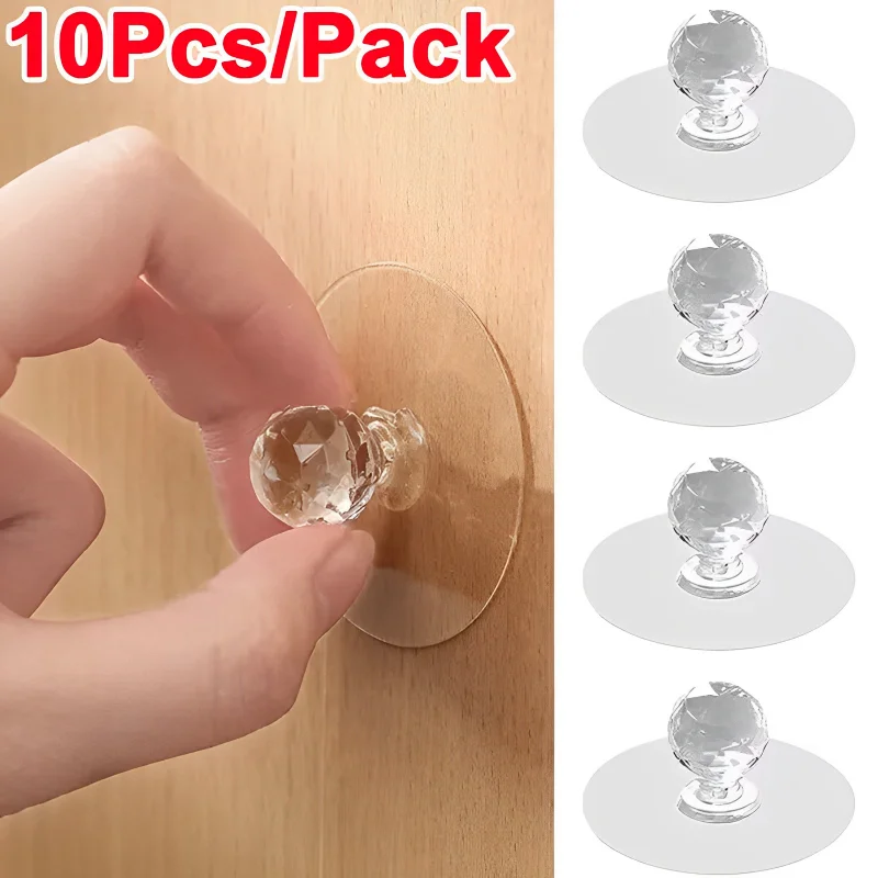 2/10Pcs Punch-free Drawer Knob - Furniture Hardware Drawer Pulls recensione e prezzo