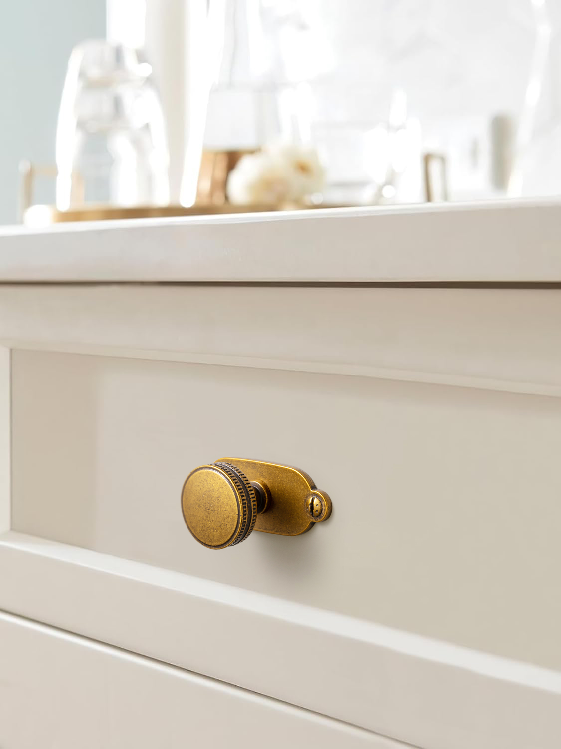 Goo-Ki Vintage Brass Cabinet P - Furniture Hardware With Backplate recensione e prezzo