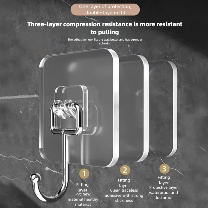 Big Size Adhesive Hook/Home Fu - Furniture Hardware Accessories recensione e prezzo