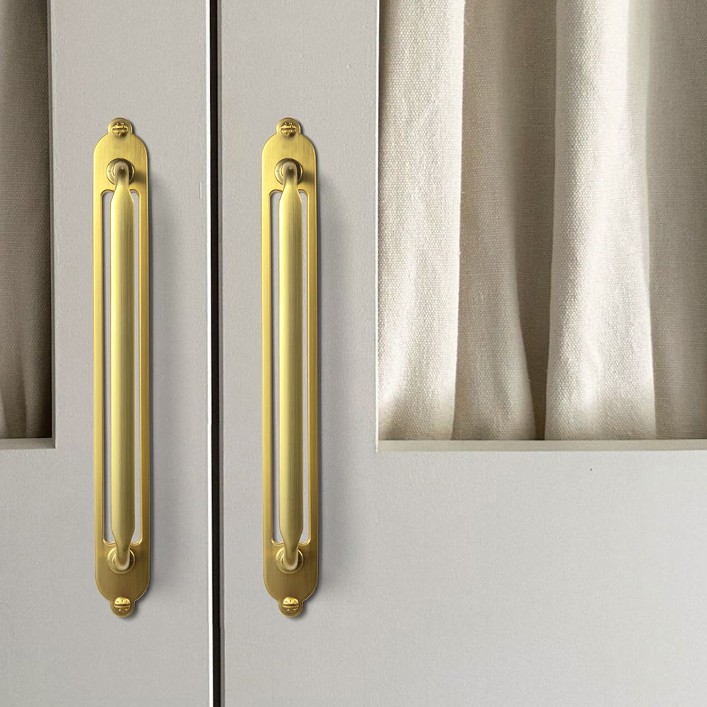 Goo-Ki Brushed Gold Zinc Alloy - Furniture Hardware With Backplate recensione e prezzo