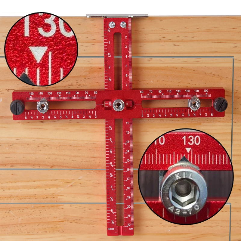 Metric/Inch Handle Template Ji - Furniture Hardware Kit recensione e prezzo