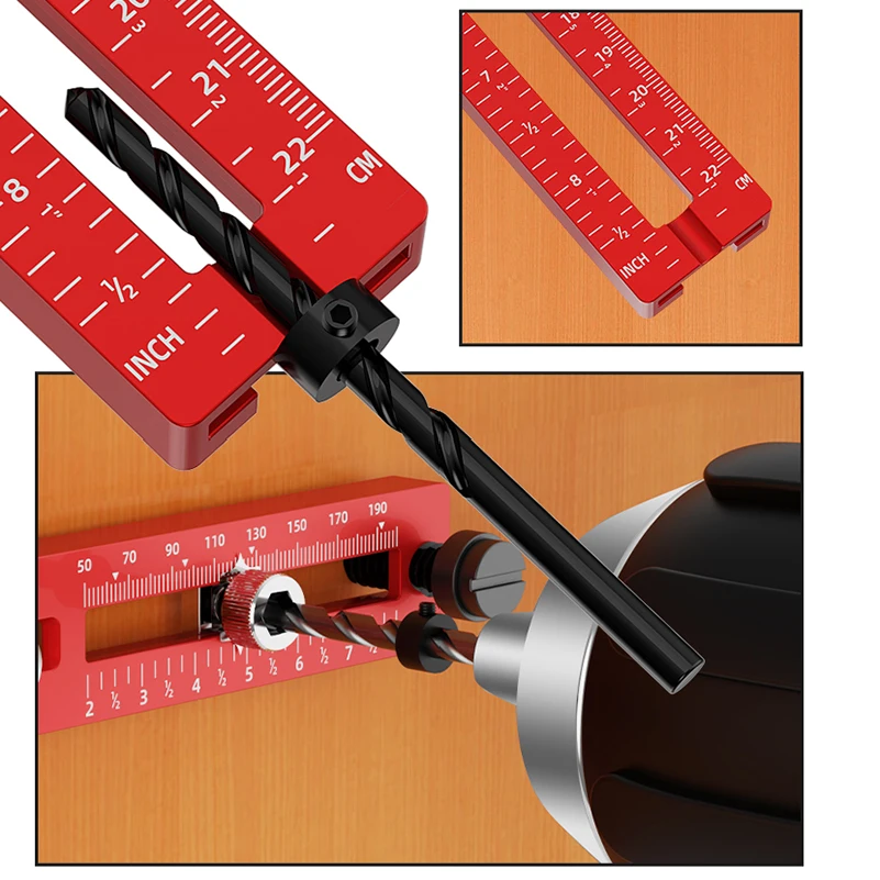 Metric/Inch Handle Template Ji - Furniture Hardware Kit recensione e prezzo
