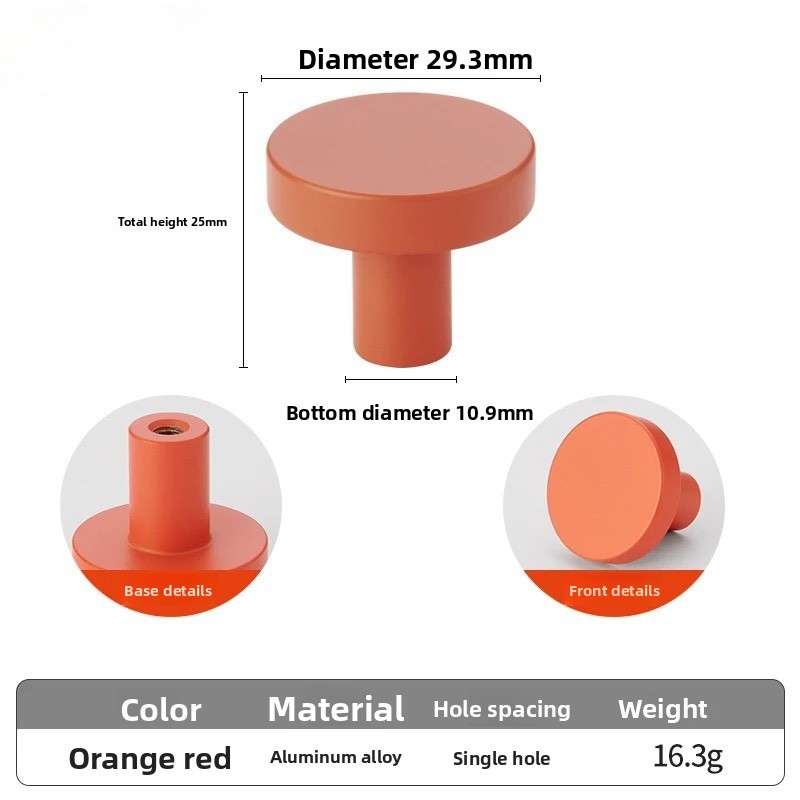 Morandi Color Orange/Pink Cabi - Furniture Hardware Drawer Pulls recensione e prezzo