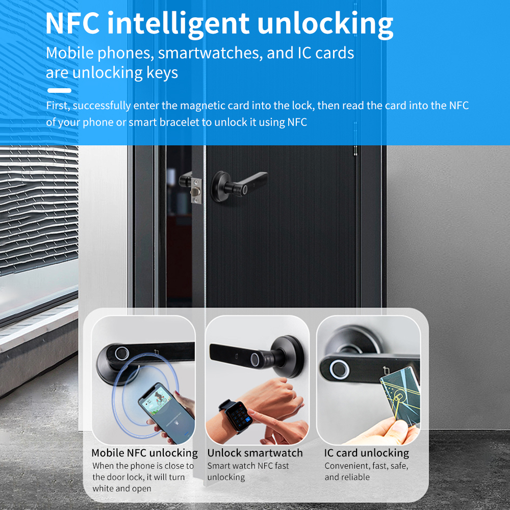 Tuya Bluetooth Smart Door Lock - Door Handle Bar recensione e prezzo